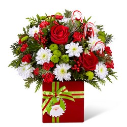 The Holiday Cheer Bouquet  from Clifford's where roses are our specialty